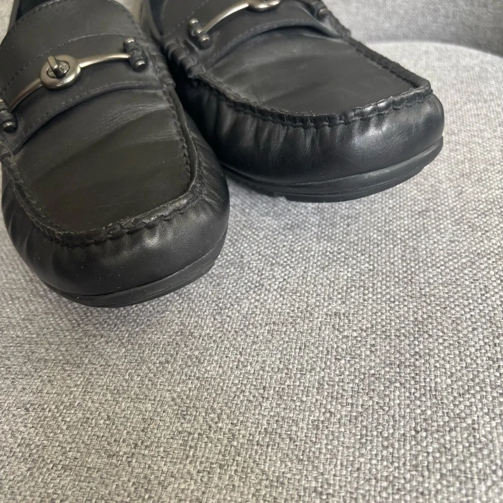 COACH Mott Driver Leather Loafer Moccasin Slip-on Black Men’s Size 8.5D‎